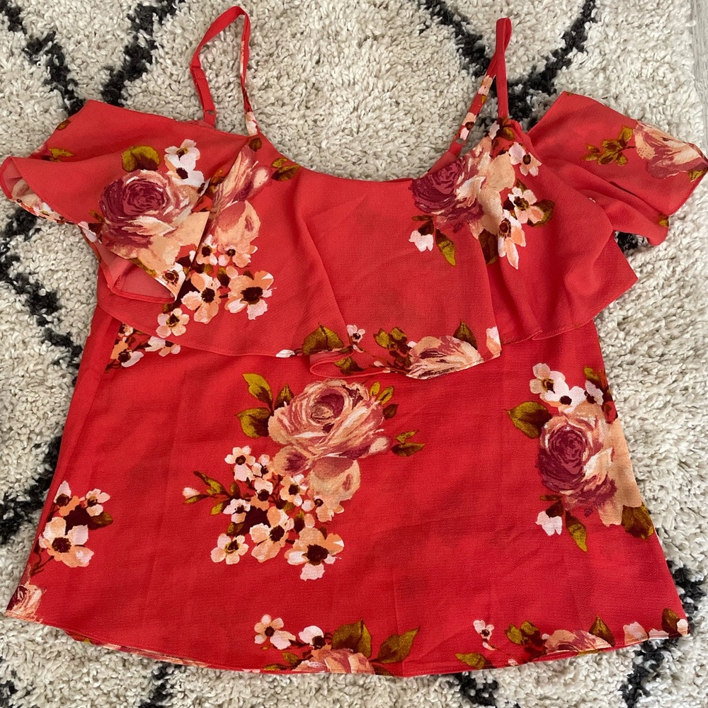 Floral Bobeau Blouse - Size Medium